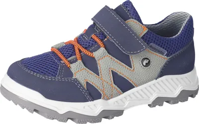 Produktbild von RICOSTA Sneaker ROCKET von PEPINO mit lustigem Zackenmuster HighTech/Textil Klettverschluss Textilfutter Jungen Mädchen uni nautic Blau Größe 33