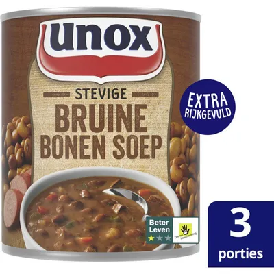 Immagine prodotto di Unox Stevige Bruine Bonensoep 800g – Abbondante e abbondante, perfetto
