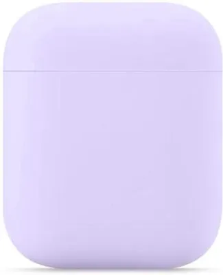 Immagine prodotto di Custodia per Apple AirPods di Jumadas – "Adatta" per AirPods 1 e 2 – Custodia morbida – Lilla/Lavanda – Custodia protettiva
