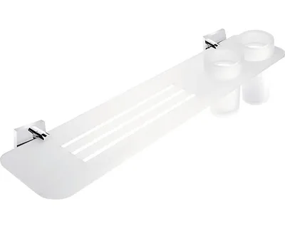 Obrázok produktu pre Polica Plexiglass Keira Ixi s držiakom na poháre