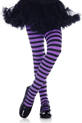Produktbild von Hexen - Halloween Strumpfhosen Kinder Kindergröße: 104-116