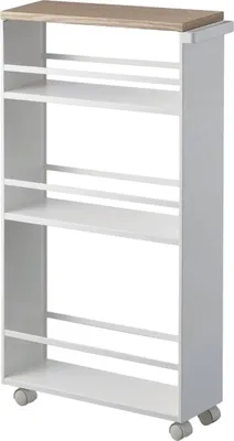 Image de YAMAZAKI - Desserte de rangement en acier - L47,5 cm