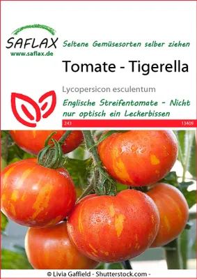 Artikelbild 1 von 'Tomate Tigerella' aus der Kategorie Tomatensamen