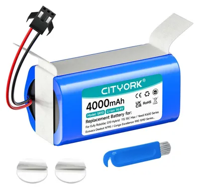 Ersatzakku 4000mAh 14,4V Li-Ion für Eufy RoboVac & Ecovacs Deebot