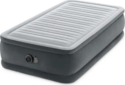 Obrázok produktu pre Intex 64412ND TComfort Plush Elevated Twin 1-Persoons Luchtbed 191x99x46 cm + Ingebouwde Pomp Grijs