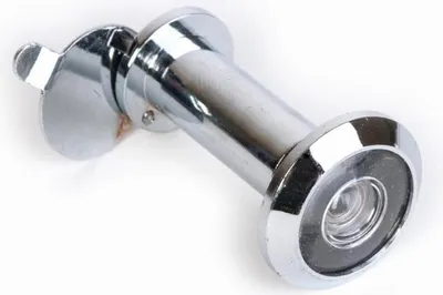 Produktbild von Verchromter Türspion 180° Sicht BLINDOMAX Ø12 mm - 459