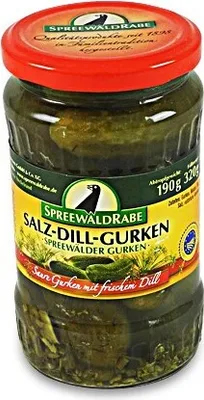 Produktbild von Salz-Dill-Gurken von Spreewald-Rabe (370 ml Glas)