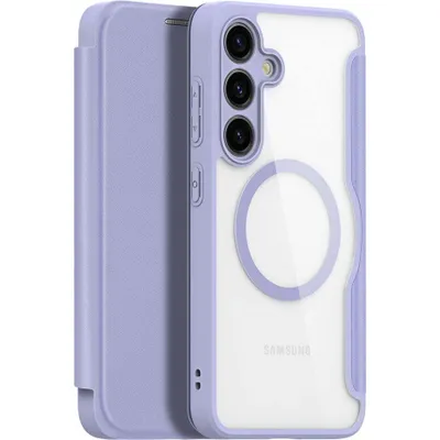 Produktbild von Dux Ducis Skin X Pro Etui Für Samsung S24 Mit Magnetring Und Klappe - Lila