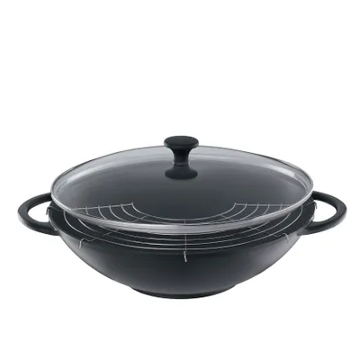 Obrázek produktu pro Küchenprofi 0415001037, Kulatý, Černá, 250 °C, Litina, Sklo, Keramický, Plyn, Halogen, Indukční, Utěsněná plotna