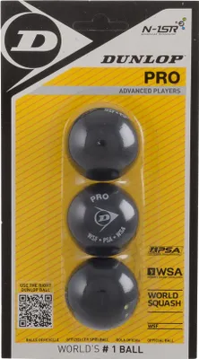 Produktbild von Dunlop Pro Squashball (3er-Set)