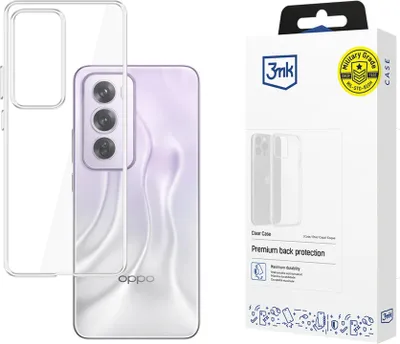 Zdjęcie produktu dla przezroczyste etui 3MK dla Oppo Reno 12 Pro