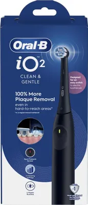 Image de Braun iOS2.1D9.0 Oral-B iO2 Elektrinis Dantų Šepetėlis Night Juodas