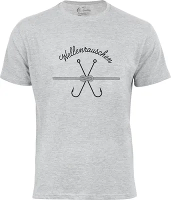 Produktbild von Cotton Prime® Anker T-Shirt - Wellenrauschen S Grau