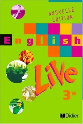 Image de English Live : Anglais, 3ème (livre de l'élève)