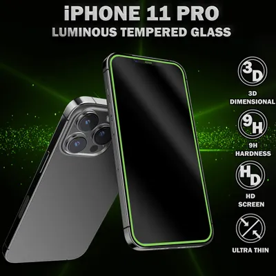 Produktbild von 1-Pack iPhone 11 Pro Displayschutzfolie - Gehärtetes Glas 9H - Super Qualität 3D
