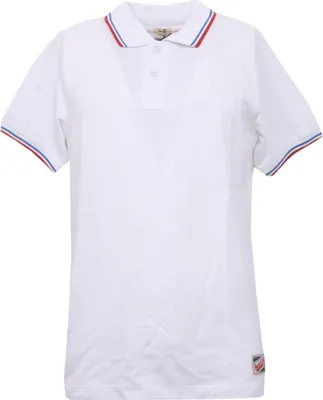 Productafbeelding van B3478 herenpolo van RUSSEL ATHLETIC, witte polo met korte mouwen, T-shirt voor heren