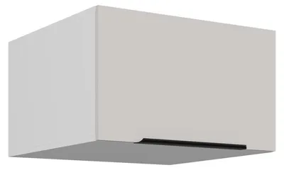 Produktbild von Aufsatzschrank Hochschrank 60 cm COMO Kaschmir beige matt + Weiß matt Küchenzeile Küchenblock Küche Einbauküche
