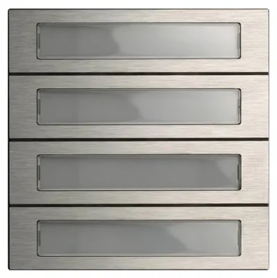 Obrázek produktu pro GIRA 5534920, Modul tlačítka volání, Nerezová ocel, GIRA, Povrchový, -25 - 70 °C, 106,5 mm