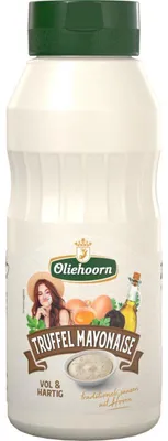 Produktbild von Oliehoorn Trüffel Mayonnaise 270 ml – Cremige Mayonnaise mit intensivem Trüffelaroma