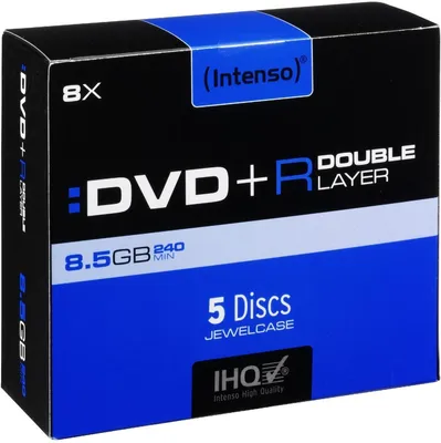 Produktbild von Intenso DVD+R 8.5GB, DL, 8x, Schmuckkasten