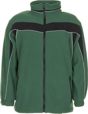 Produktbild von Größe XS Herren Planam Plaline Winter Fleecejacke grün schwarz Modell 2565