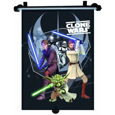 Zdjęcie produktu dla Kaufmann CW-SAA-110 Roleta przeciwsłoneczna Clone Wars na boczną szybę samochodu