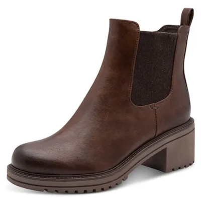 Immagine prodotto di Stivali Chelsea da donna Marco Tozzi, con zip, color marrone (cioccolato), taglia 39 EU