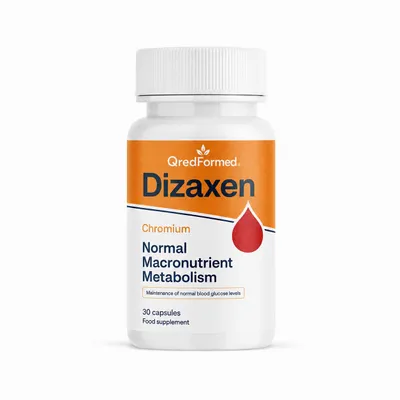 Obrázek produktu pro Dizaxen – Denní podpora metabolismu makroživin a výživy – 30 kapslí, Obrázek vytvořený pomocí AI
