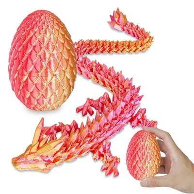 Produktbild von 3D-gedrucktes Überraschungs-Dracheneier mit Drache