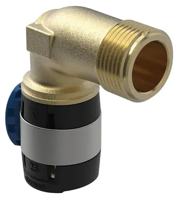 Immagine prodotto di Geberit GE FlowFit, raccordo di transizione, AG RG+, 90 gradi, d16 mm x Rp1/2, lungo, 1 pz.