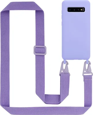 Image de Cadorabo Housse de protection pour Samsung Galaxy S10 PLUS Housse en violet Chaîne de portable Etui cordon réglable en longueur