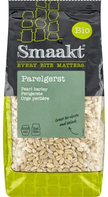 Produktbild von Smaakt Gerst Gepareld 400 g – Geschälte Gerste für Suppen, Salate & Beilage