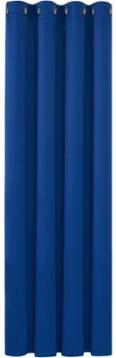 Immagine prodotto di Tenda oscurante con passanti, per tende da finestra, ideale per la camera da letto, oscurante, termica, protezione dal freddo e dal caldo, dimensioni 160x132 cm, colore blu reale, confezione singola