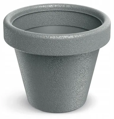 Zdjęcie produktu dla Doniczka plastikowa 240/80 kamienny szary D80