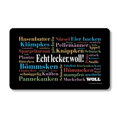 Produktbild von Frühstücksbrett schwarz Holz