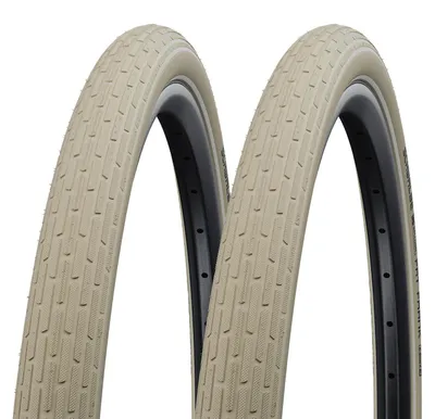Produktbild von 2x Schwalbe Fat Frank 50-622 creme Drahtreifen K-Guard 28x2.00 Fahrradreifen
