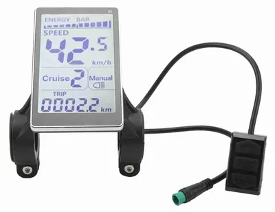 Produktbild von Elektrofahrrad-LCD-Anzeige 5-polig 24 V, 36 V, 48 V, 60 V Universal-E-Scooter M5 LCD-Bildschirm für 31,8 mm und 22,2 mm Elektrofahrräder