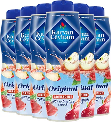 Image de Karvan Cevitam - Siroop Karvan Cevitam Grenadine 600ml | Bouteille de 600 millilitres | 6 pièces