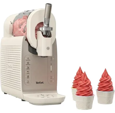 Zdjęcie produktu dla Tefal IG801AE0, Maszynka do robienia lodów włoskich, 1 l, Srebrny, 246 mm, 526 mm, 503 mm