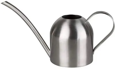 Zdjęcie produktu dla Polerowana stalowa doniczka o pojemności 500 ml, nowoczesna, niewielka, idealna do biura.