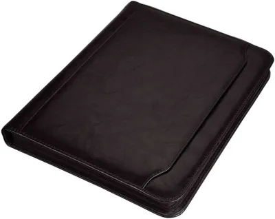 Produktbild von Alassio Ringbuchmappe "MASSA" A4 Kunstleder schwarz