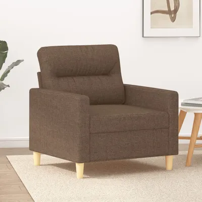 Obrázek produktu pro Maison Exclusive – Pohovka/křeslo hnědé barvy, rozměry 60 cm, potahová látka