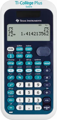 Image de Texas Instruments TI College PLUS Sac Calculatrice scientifique Noir - Bleu - Blanc (TI COLLEGE PLUS)