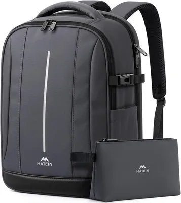 Productafbeelding van Laptoprugzak voor heren, grijs, 15.6 Inch, Zakelijk