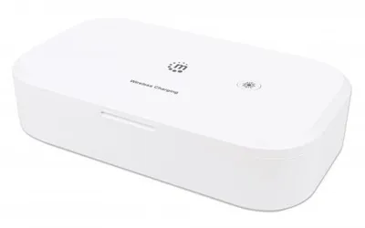 Obrázok produktu pre Manhattan 180283 Manhattan UV Desinfektionsbox mit 10W Induktionsladepad weiß