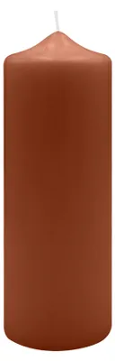 Produktbild von Spitzkopf Stumpen Kerzen Haselnuss 20 x Ø 7 cm, 6 Stück