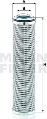 Produktbild von Filter, Arbeitshydraulik MANN-FILTER HD 8003