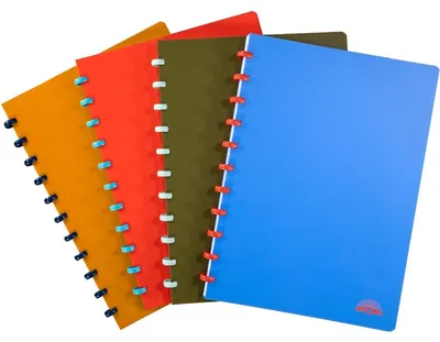 Produktbild von Atoma – Nature-Notizbuch, ft A4, 144 Seiten, liniert, verschiedene Farben
