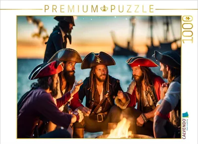 Produktbild von CALVENDO Puzzle Piraten | 1000 Teile Lege-Größe 64x48cm Foto-Puzzle für glückliche Stunden