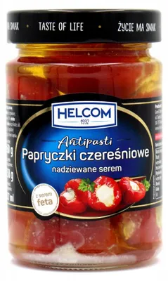 Image de Helcom Antipasti Poivrons farcis au fromage 327 ml